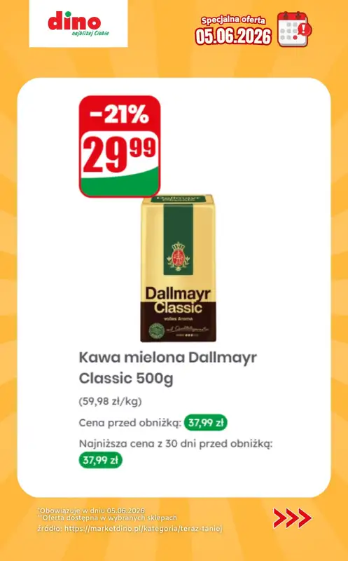 Dino - gazetka promocyjna Specjalna oferta na 05.06.2026 - promocje spoza gazetki od piątku 05.06 do piątku 05.06 - strona 7