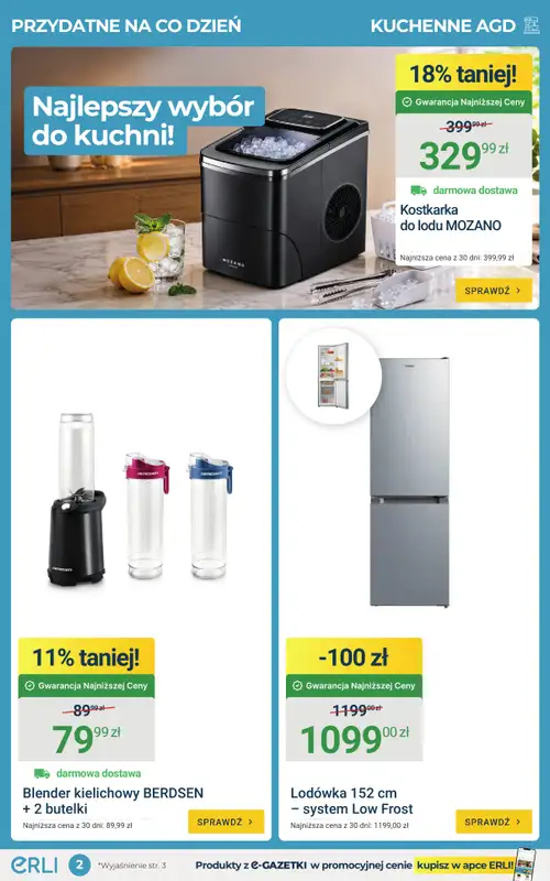 ERLI - gazetka promocyjna HITY do domu i na wypoczynek w super cenach! od poniedziałku 08.06 do niedzieli 14.06 - strona 2