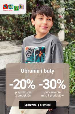 Smyk - gazetka promocyjna Do -30% na ubrania i buty od piątku 05.06 do poniedziałku 08.06