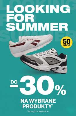 50 style - gazetka promocyjna Do -30% na wybrane produkty od piątku 05.06 do środy 10.06