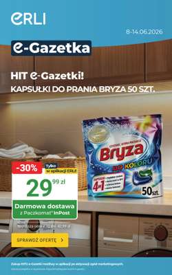 ERLI - gazetka promocyjna Codzienne zakupy i wyjątkowe okazje – zgarnij HITY Erli! od poniedziałku 08.06 do niedzieli 14.06