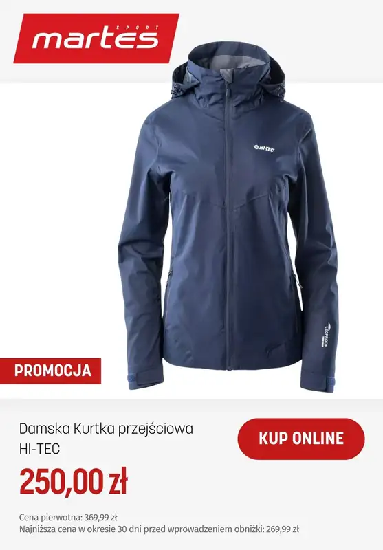 Martes Sport - gazetka promocyjna Kurtki damskie od piątku 05.06  - strona 3