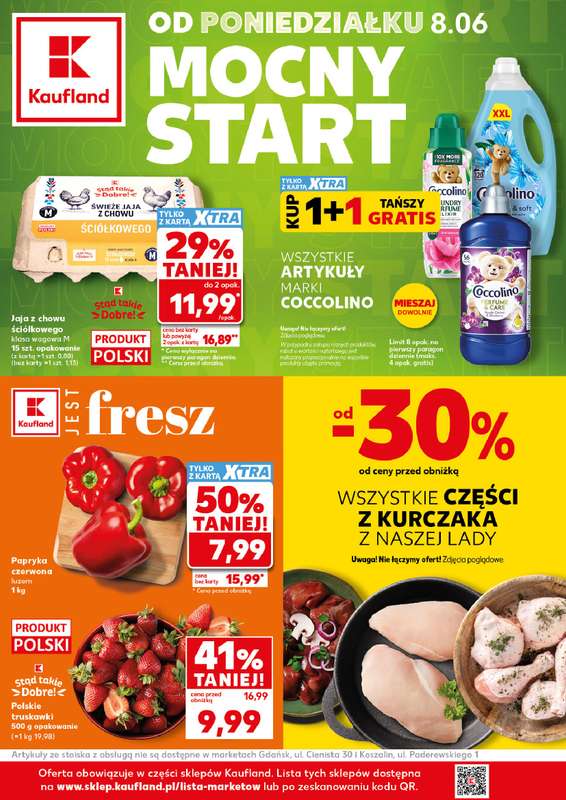 Kaufland - gazetka promocyjna Mocny Start od poniedziałku 08.06 do środy 10.06