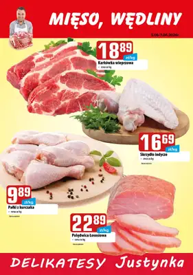Delikatesy Justynka - gazetka promocyjna Plakaty promocyjne od piątku 05.06 do niedzieli 07.06 - strona 2