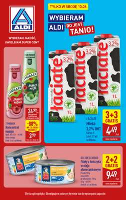 Aldi - gazetka promocyjna Najlepsze oferty na środę w Aldi od środy 10.06 do środy 10.06