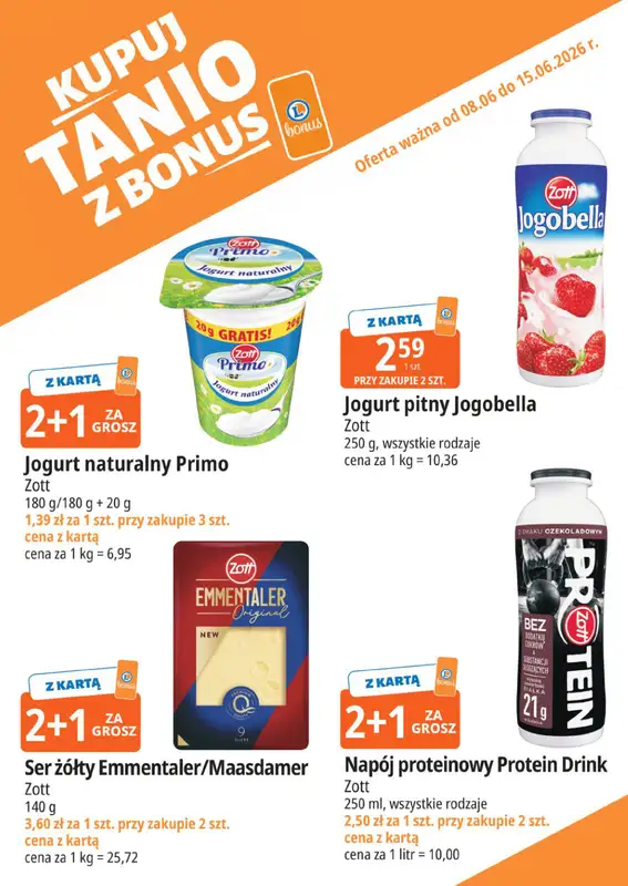 Leclerc - gazetka promocyjna Kupuj tanio z bonus od poniedziałku 08.06 do poniedziałku 15.06 - strona 2