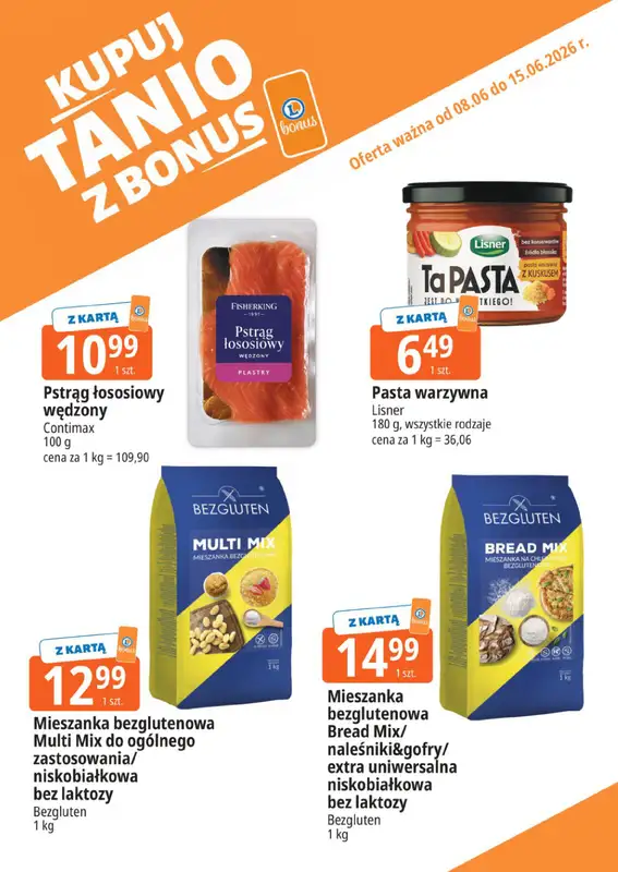 Leclerc - gazetka promocyjna Kupuj tanio z bonus od poniedziałku 08.06 do poniedziałku 15.06 - strona 11