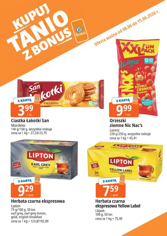 Leclerc - gazetka promocyjna Kupuj tanio z bonus od poniedziałku 08.06 do poniedziałku 15.06 - strona 9