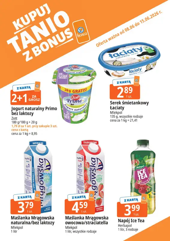 Leclerc - gazetka promocyjna Kupuj tanio z bonus od poniedziałku 08.06 do poniedziałku 15.06 - strona 3
