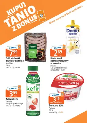 Leclerc - gazetka promocyjna Kupuj tanio z bonus od poniedziałku 08.06 do poniedziałku 15.06 - strona 4