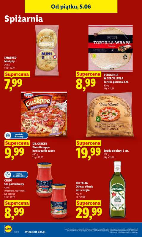 Lidl - gazetka promocyjna Oferta od piątku od piątku 05.06 do soboty 06.06 - strona 80