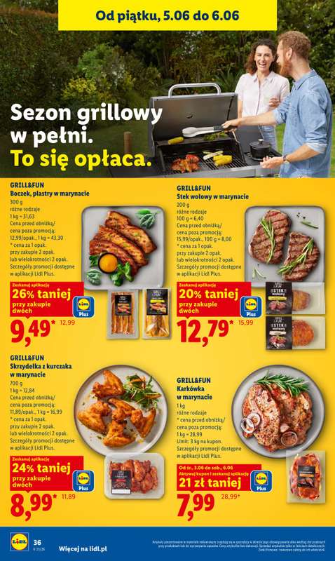 Lidl - gazetka promocyjna Oferta od piątku od piątku 05.06 do soboty 06.06 - strona 44