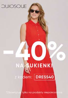 BEST SALE - gazetka promocyjna Quiosque | -40% na sukienki od piątku 05.06 