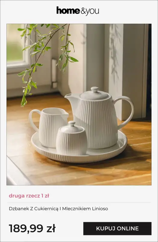 home&you - gazetka promocyjna Druga rzecz za 1 zł! od piątku 05.06 do wtorku 09.06 - strona 9