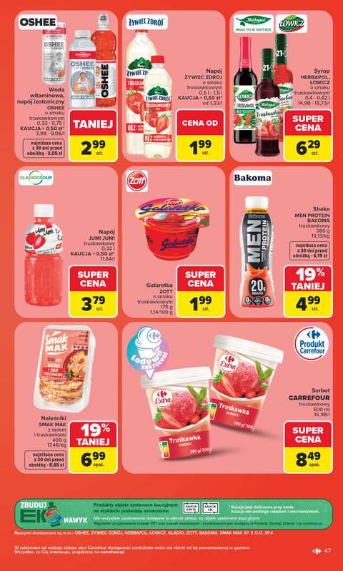 Carrefour - gazetka promocyjna Gazetka Carrefour od poniedziałku od poniedziałku 08.06 do soboty 13.06 - strona 49