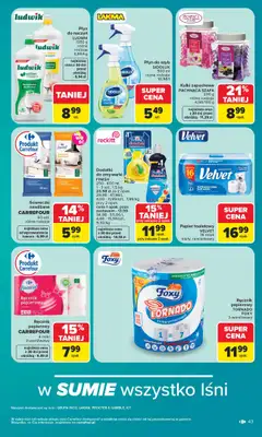 Carrefour - gazetka promocyjna Gazetka Carrefour od poniedziałku od poniedziałku 08.06 do soboty 13.06 - strona 45