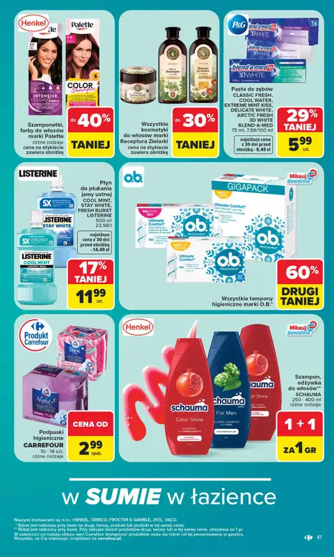 Carrefour - gazetka promocyjna Gazetka Carrefour od poniedziałku od poniedziałku 08.06 do soboty 13.06 - strona 43