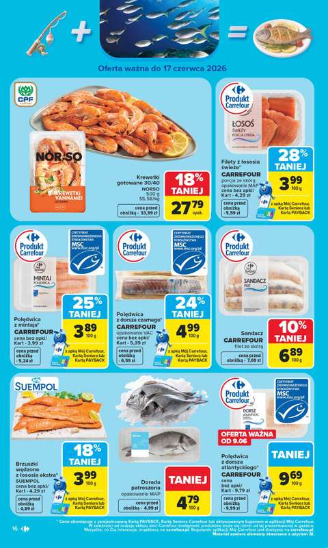 Carrefour - gazetka promocyjna Gazetka Carrefour od poniedziałku od poniedziałku 08.06 do soboty 13.06 - strona 18