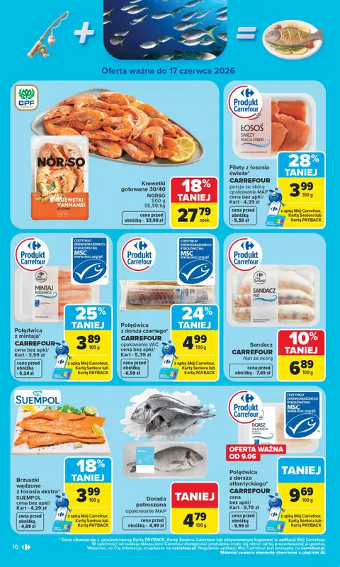 Carrefour - gazetka promocyjna Gazetka Carrefour od poniedziałku od poniedziałku 08.06 do soboty 13.06 - strona 18