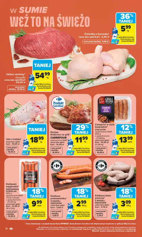 Carrefour - gazetka promocyjna Gazetka Carrefour od poniedziałku od poniedziałku 08.06 do soboty 13.06 - strona 20