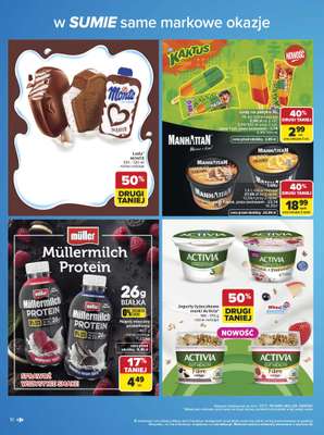 Carrefour - gazetka promocyjna Gazetka w SUMIE same markowe okazje  do soboty 20.06 - strona 10