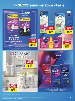 Carrefour - gazetka promocyjna Gazetka w SUMIE same markowe okazje od poniedziałku 08.06 do soboty 20.06 - strona 49