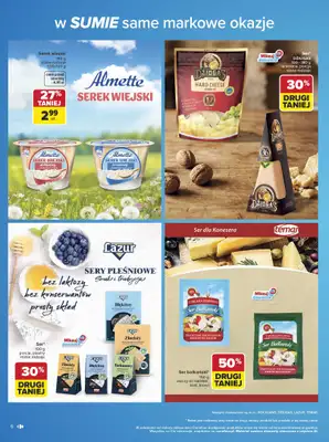 Carrefour - gazetka promocyjna Gazetka w SUMIE same markowe okazje od poniedziałku 08.06 do soboty 20.06 - strona 6