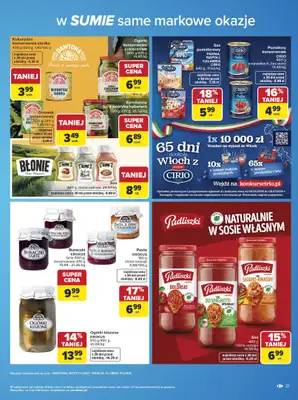 Carrefour - gazetka promocyjna Gazetka w SUMIE same markowe okazje od poniedziałku 08.06 do soboty 20.06 - strona 21
