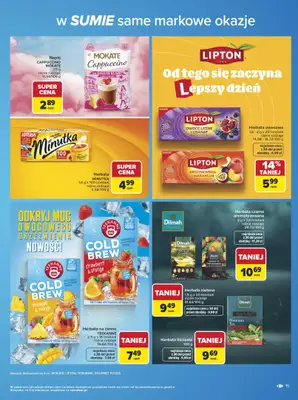 Carrefour - gazetka promocyjna Gazetka w SUMIE same markowe okazje od poniedziałku 08.06 do soboty 20.06 - strona 15