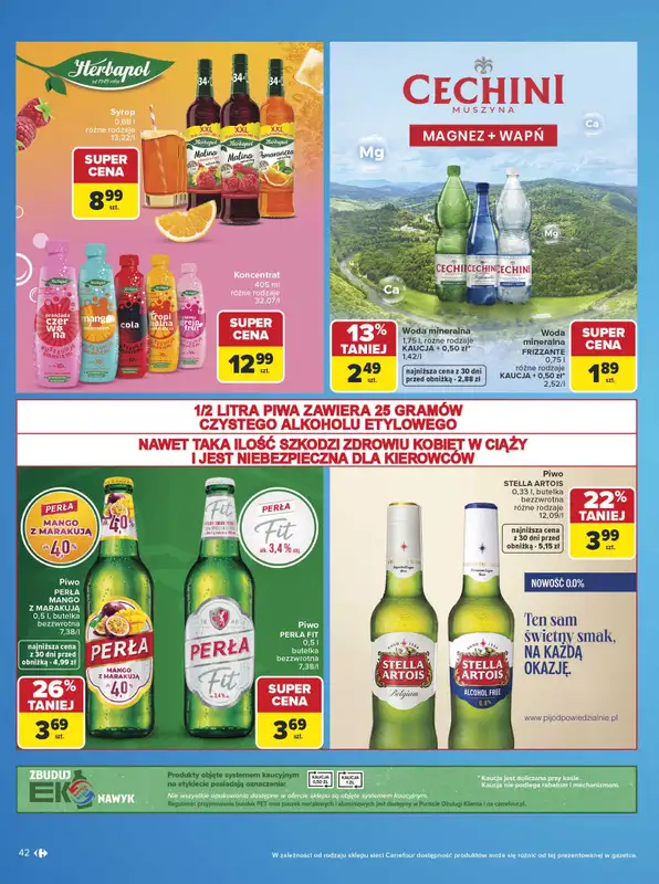 Carrefour - gazetka promocyjna Gazetka w SUMIE same markowe okazje od poniedziałku 08.06 do soboty 20.06 - strona 42