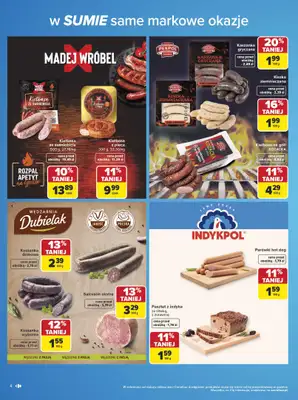 Carrefour - gazetka promocyjna Gazetka w SUMIE same markowe okazje od poniedziałku 08.06 do soboty 20.06 - strona 4