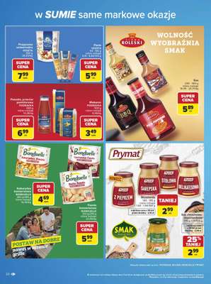 Carrefour - gazetka promocyjna Gazetka w SUMIE same markowe okazje od poniedziałku 08.06 do soboty 20.06 - strona 22