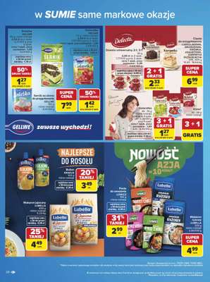 Carrefour - gazetka promocyjna Gazetka w SUMIE same markowe okazje od poniedziałku 08.06 do soboty 20.06 - strona 28