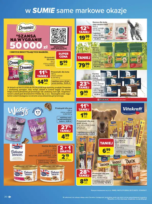 Carrefour - gazetka promocyjna Gazetka w SUMIE same markowe okazje od poniedziałku 08.06 do soboty 20.06 - strona 30