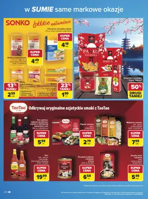 Carrefour - gazetka promocyjna Gazetka w SUMIE same markowe okazje od poniedziałku 08.06 do soboty 20.06 - strona 24