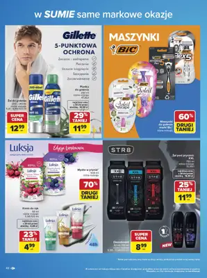 Carrefour - gazetka promocyjna Gazetka w SUMIE same markowe okazje od poniedziałku 08.06 do soboty 20.06 - strona 48