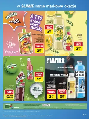 Carrefour - gazetka promocyjna Gazetka w SUMIE same markowe okazje od poniedziałku 08.06 do soboty 20.06 - strona 35