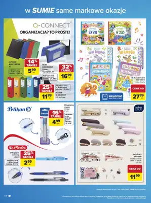 Carrefour - gazetka promocyjna Gazetka w SUMIE same markowe okazje od poniedziałku 08.06 do soboty 20.06 - strona 54