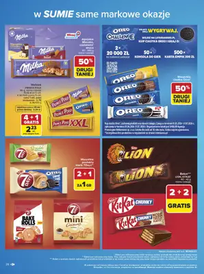 Carrefour - gazetka promocyjna Gazetka w SUMIE same markowe okazje od poniedziałku 08.06 do soboty 20.06 - strona 26