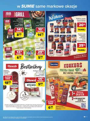 Carrefour - gazetka promocyjna Gazetka w SUMIE same markowe okazje od poniedziałku 08.06 do soboty 20.06 - strona 3