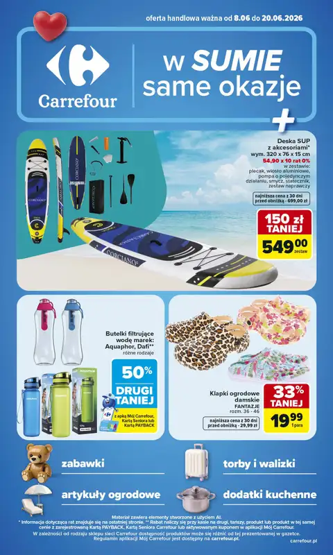 Carrefour - gazetka promocyjna Gazetka w SUMIE same okazje  