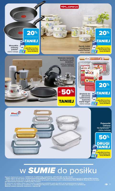 Carrefour - gazetka promocyjna Gazetka w SUMIE same okazje od poniedziałku 08.06 do soboty 20.06 - strona 3