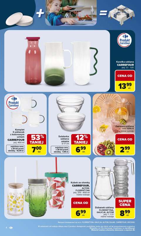 Carrefour - gazetka promocyjna Gazetka w SUMIE same okazje od poniedziałku 08.06 do soboty 20.06 - strona 4