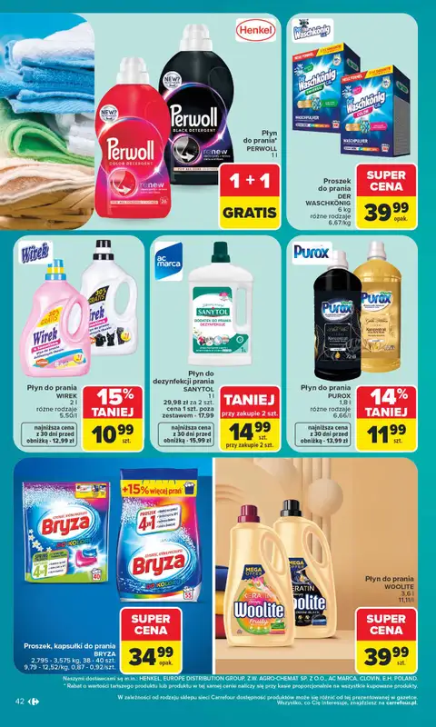 Carrefour Market - gazetka promocyjna Gazetka Carrefour Market od poniedziałku od poniedziałku 08.06 do soboty 13.06 - strona 44