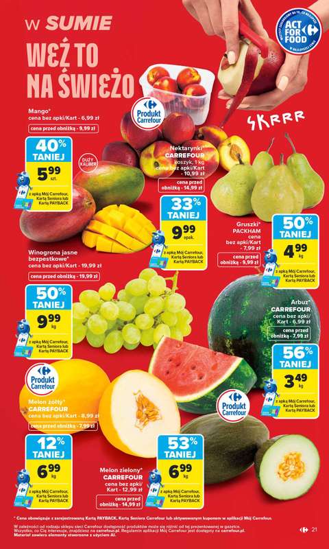 Carrefour Market - gazetka promocyjna Gazetka Carrefour Market od poniedziałku od poniedziałku 08.06 do soboty 13.06 - strona 23