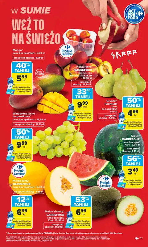 Carrefour Market - gazetka promocyjna Gazetka Carrefour Market od poniedziałku od poniedziałku 08.06 do soboty 13.06 - strona 23