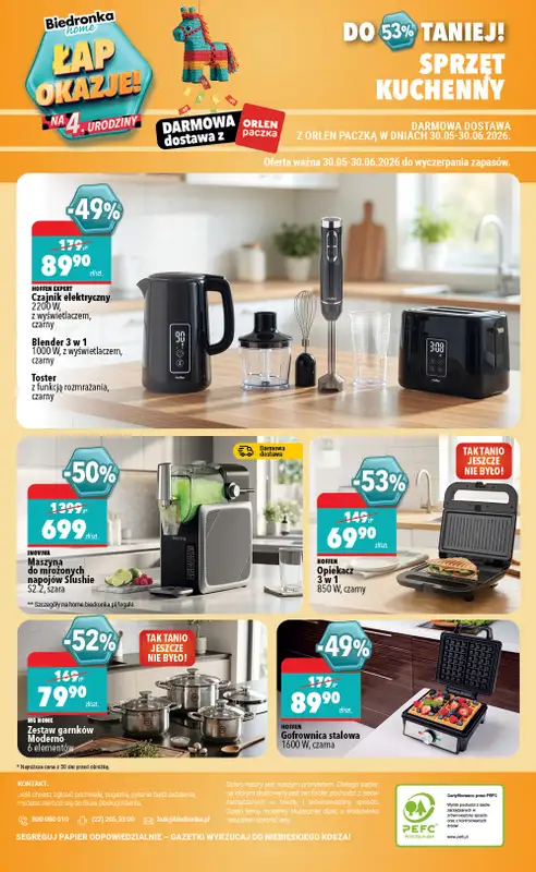 Biedronka Home - gazetka promocyjna Najlepsze oferty od soboty 06.06 do wtorku 30.06 - strona 6
