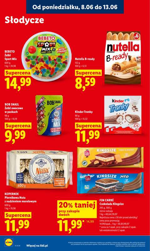 Lidl - gazetka promocyjna Oferta od poniedziałku od poniedziałku 08.06 do środy 10.06 - strona 74