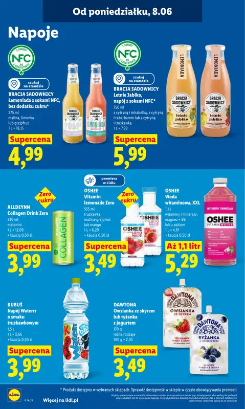 Lidl - gazetka promocyjna Oferta od poniedziałku od poniedziałku 08.06 do środy 10.06 - strona 62