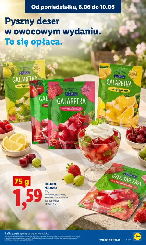 Lidl - gazetka promocyjna Oferta od poniedziałku od poniedziałku 08.06 do środy 10.06 - strona 77